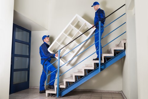 Checklist and packing materials for a planned house removal
