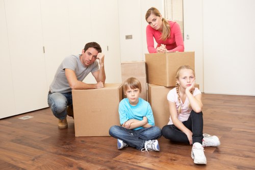 Office relocation logistics with parking and loading considerations in Riddlesdown