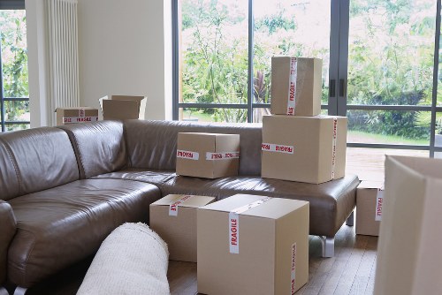Loading furniture into a moving van in Riddlesdown